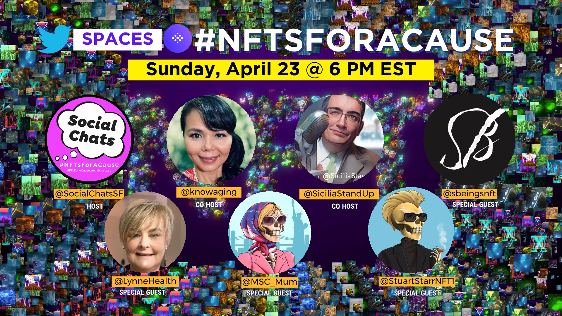 #NFTsForACause: Chat w/ the team of @sbeingsNFT about donating 33% of proceeds to @TheKingsCollege.